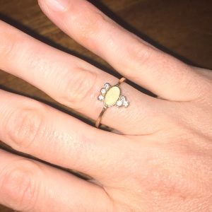 Sz 7.5 gold plated 14kt new ring boho chic 🥰